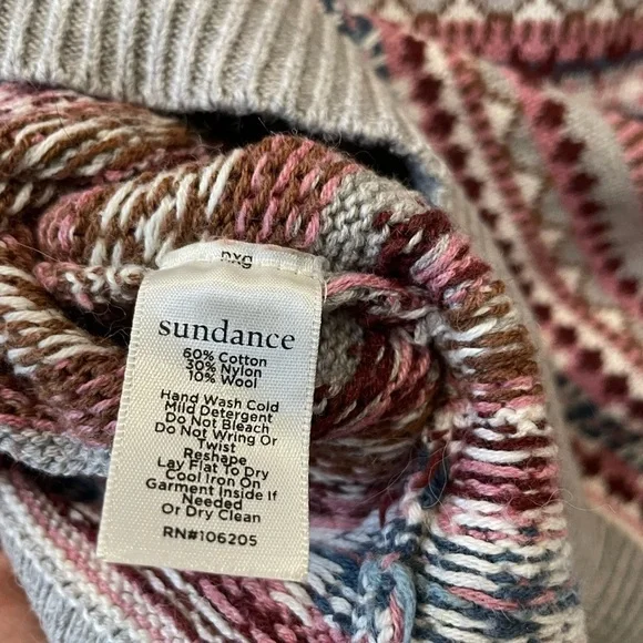 Sundance Elise Lighthouse Wool Blend Sweater Dress Size XS Fitted - Picture 3 of 7